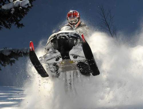 Snowmobiling