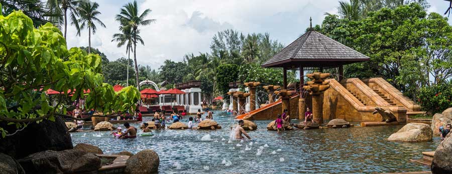 Water park at a timeshare hotel.