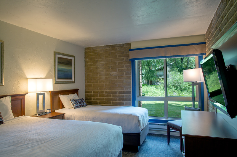 Bedroom at the 1 bedroom condo apartment in Sandstone Creek Club - Hotel & Timeshares in Vail. Colorado