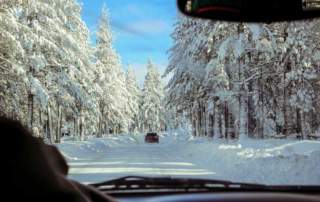 Driving in the snow